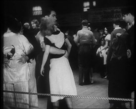 People Performing a ‘Dance Marathon’, 1930s. Creator: British Pathe Ltd.