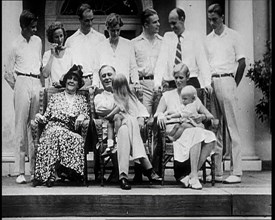 Franklin D Roosevelt, One of the Democratic Presidential Candidates, and Family, 1932. Creator: British Pathe Ltd.