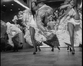 Can Can Dancers Performing in Paris, 1940. Creator: British Pathe Ltd.