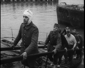 British Soldiers Disembarking at Dover Following the Evacuation of Dunkirk, 1940. Creator: British Pathe Ltd.