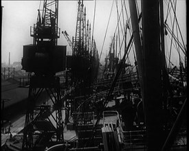 Deserted Dockyards, 1924. Creator: British Pathe Ltd.