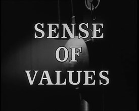 Sense of Values - title card, 1937.  Creator: British Pathe Ltd.