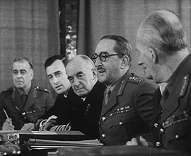 Members of the Casablanca Conference, 1943. Creator: British Pathe Ltd.