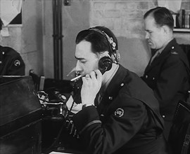 Journalists at Work, 1943. Creator: British Pathe Ltd.