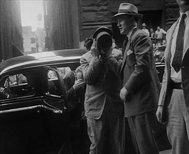 Suspected Agents Being Led to Trial, 1942. Creator: British Pathe Ltd.