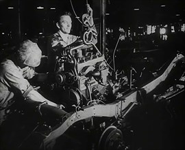 American Factory Workers at Work, 1942. Creator: British Pathe Ltd.