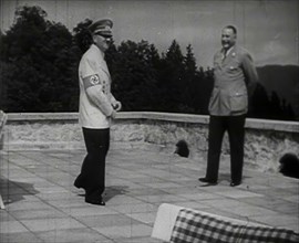 Adolf Hitler dancing, 1942.  Creator: British Pathe Ltd.