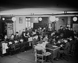 Uniformed Press Officers Working, 1943. Creator: British Pathe Ltd.