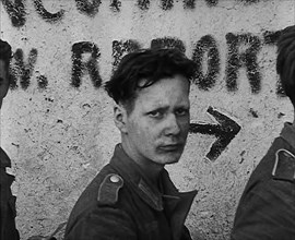 German Troops in an Italian Town, 1943-1944. Creator: British Pathe Ltd.