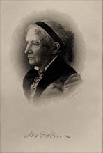 Portrait of Harriet Beecher Stowe (1811-1896), c1890. Creator: Wilcox; John Angel James (1835-1905).