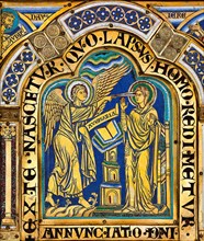 The Verdun Altar: The Annunciation, 1181. Creator: Nicholas of Verdun (ca 1130/40-after 1205).