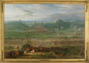 The Siege of Besancon by the Army of Louis XIV in 1674, c1680. Creator: Meulen; Adam Frans; van der (1632-1690).