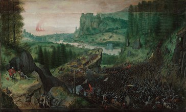 The Suicide of Saul, 1562. Creator: Bruegel (Brueghel); Pieter; the Elder (ca 1525-1569).