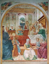 The Nativity of the Virgin, 1491. Creator: Gozzoli; Benozzo (ca 1420-1497).