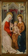 The Virgin and Child with Saint Anne, 1480-1485. Creator: Lonhy; Antoine de (active 1446-1490).