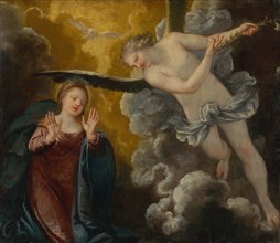 The Annunciation, 1640. Creator: Liberi; Pietro (1605-1687).