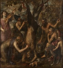 The Flaying of Marsyas , c1573-1575. Creator: Titian (1488-1576).