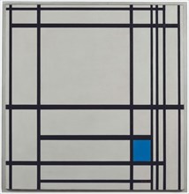 Compositie met lijnen en met kleur: III, 1937. Creator: Mondrian; Piet (1872-1944).