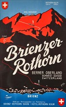 Brienz Rothorn Railway. Bernese Oberland, 1949. Creator: Gander; Adolf (1902-1954).