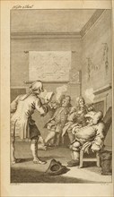 Frontispiece for "The Life and Opinions of Tristram Shandy, Gentleman" by Laurence Sterne, 1774. Creator: Crusius; Carl Leberecht (1740-1779).