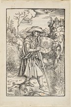 Jean Gerson as a pilgrim, before 1502. Creator: Dürer; Albrecht (1471-1528).