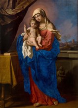 Madonna della Benedizione, 1651. Creator: Guercino (1591-1666).