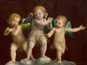 Three Putti, . Creator: Luini; Bernardino (ca. 1480-1532).