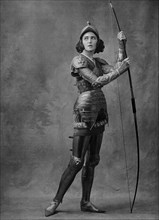 Ida Rubinstein as Saint Sebastián in "The Martyrdom of Saint Sebastián" at the Chatelet..., 1911. Creator: Anonymous ().