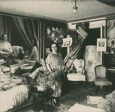 Jacqueline Marval in her studio in Paris, c1920. Creator: Anonymous ().