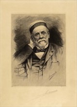 Portrait of Louis Pasteur, . Creator: Desmoulin; Fernand (1853-1914).