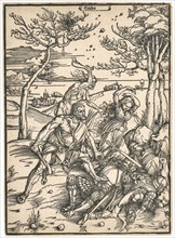 Hercules (Hercules kills the molannids Hercules and Cacus), c1496. Creator: Dürer; Albrecht (1471-1528).