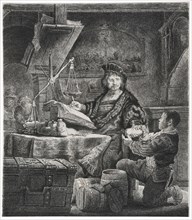 Jan Uytenbogaert, the Goldweigher, 1639. Creator: Rembrandt van Rhijn (1606-1669).