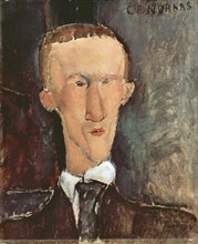 Portrait of Blaise Cendrars, 1917. Creator: Modigliani; Amedeo (1884-1920).