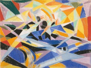 Futurist Composition, 1914. Creator: Stella; Joseph (1877-1946).