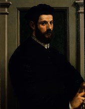 Self-portrait, c1540-1545. Creator: Salviati (Rossi); Francesco (1510-1563).