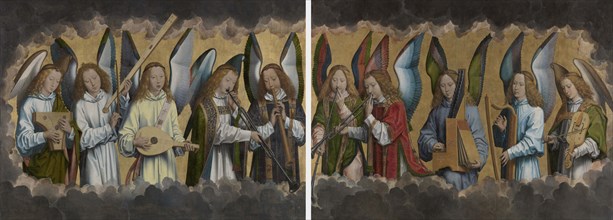 The Musical Angels, Between 1483 and 1494. Creator: Memling; Hans (1433/40-1494).