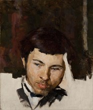 Self-portrait, c1880. Creator: Serov; Valentin Alexandrovich (1865-1911).