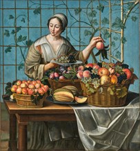 The Fruit Seller, First Half of 17th cen.. Creator: Moillon; Louise (Louÿse) (1610-1696).