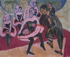 Dance in the variety show, 1911. Creator: Kirchner; Ernst Ludwig (1880-1938).