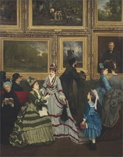 Le Salon de 1874, 1874. Creator: Cabaillot-Lassalle; Camille (1839-1902).