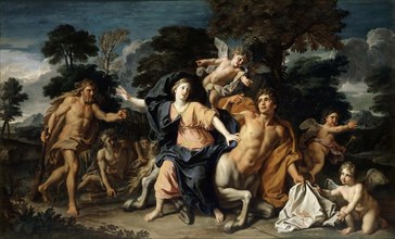 The Abduction of Deianeira by the Centaur Nessus, 1699. Creator: Coypel; Noël-Nicolas (1690-1734).