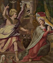 The Annunciation, c1565-1570. Creator: Marchetti; Marco (1526-1588).