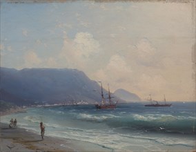 Seascape overlooking Yalta, . Creator: Aivazovsky; Ivan Konstantinovich (1817-1900).