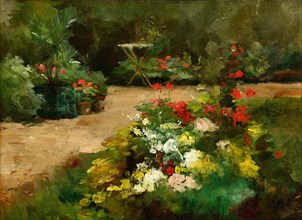 Jardin, . Creator: Caillebotte; Gustave (1848-1894).