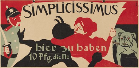 Simplicissimus, c1896. Creator: Heine; Thomas Theodor (1867-1948).