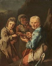 Beggars, End of 17th-Early 18th cen.. Creator: Cipper; Giacomo Francesco (1664-1736).