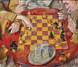 The Chess game, c1935. Creator: Oppenheimer; Max (1885-1954).