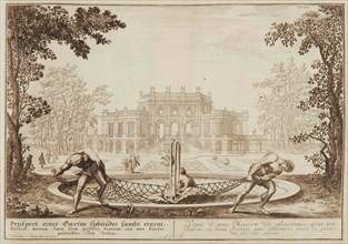 Prospect of a garden building, 1725. Creator: Fischer von Erlach; Joseph Emanuel; the Younger (1693-1742).