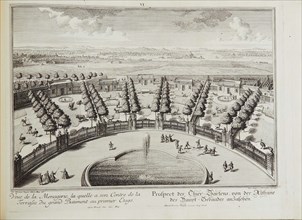 Prospect of the Zoo, 1731. Creator: Kleiner; Salomon (1700-1761).