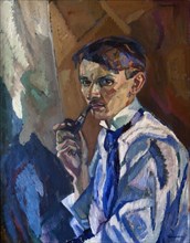 Self-portrait, 1922. Creator: Törneman; Axel (1880-1925).